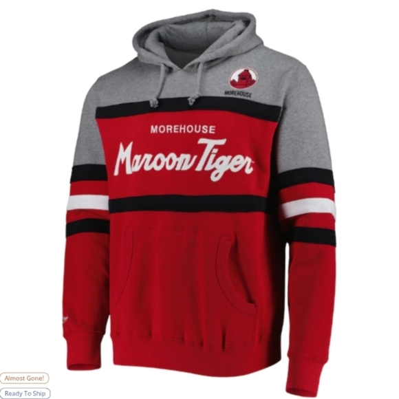 New Mitchell & Ness Morehouse College Marion Tigers Head Coach Hoody - Picture 3 of 11